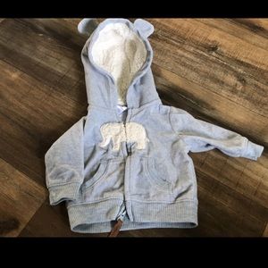 Newborn thick hoodie with ears